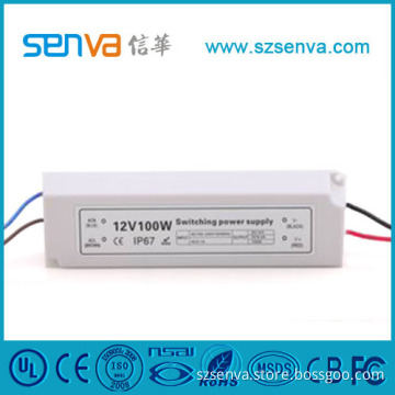 Rainproof Constant Voltage LED Driver with CE/RoHS (Senva-E-12V100W)